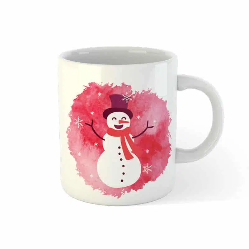 Mug “Joyeux Noël” – Bonhomme de neige