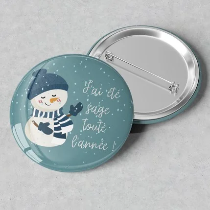 Badge j'ai été sage toute l'année