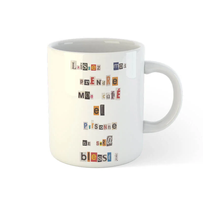 Mug lettre anonyme