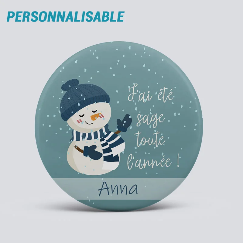 Badge idée cadeau calendrier de l'avent