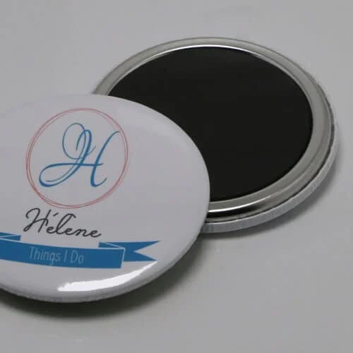 Badge magnet