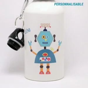 Gourde personnalisée modèle robot