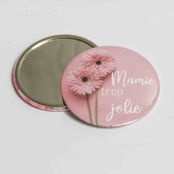 miroir de poche mamie trop jolie